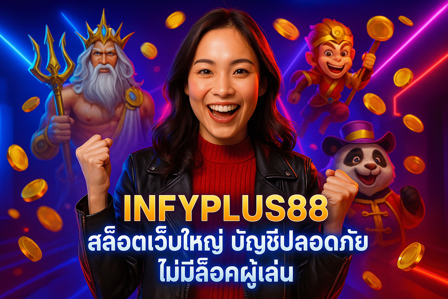 INFYPLUS88 สล็อตเว็บใหญ่ บัญชีปลอดภัย ไม่มีล็อคผู้เล่น