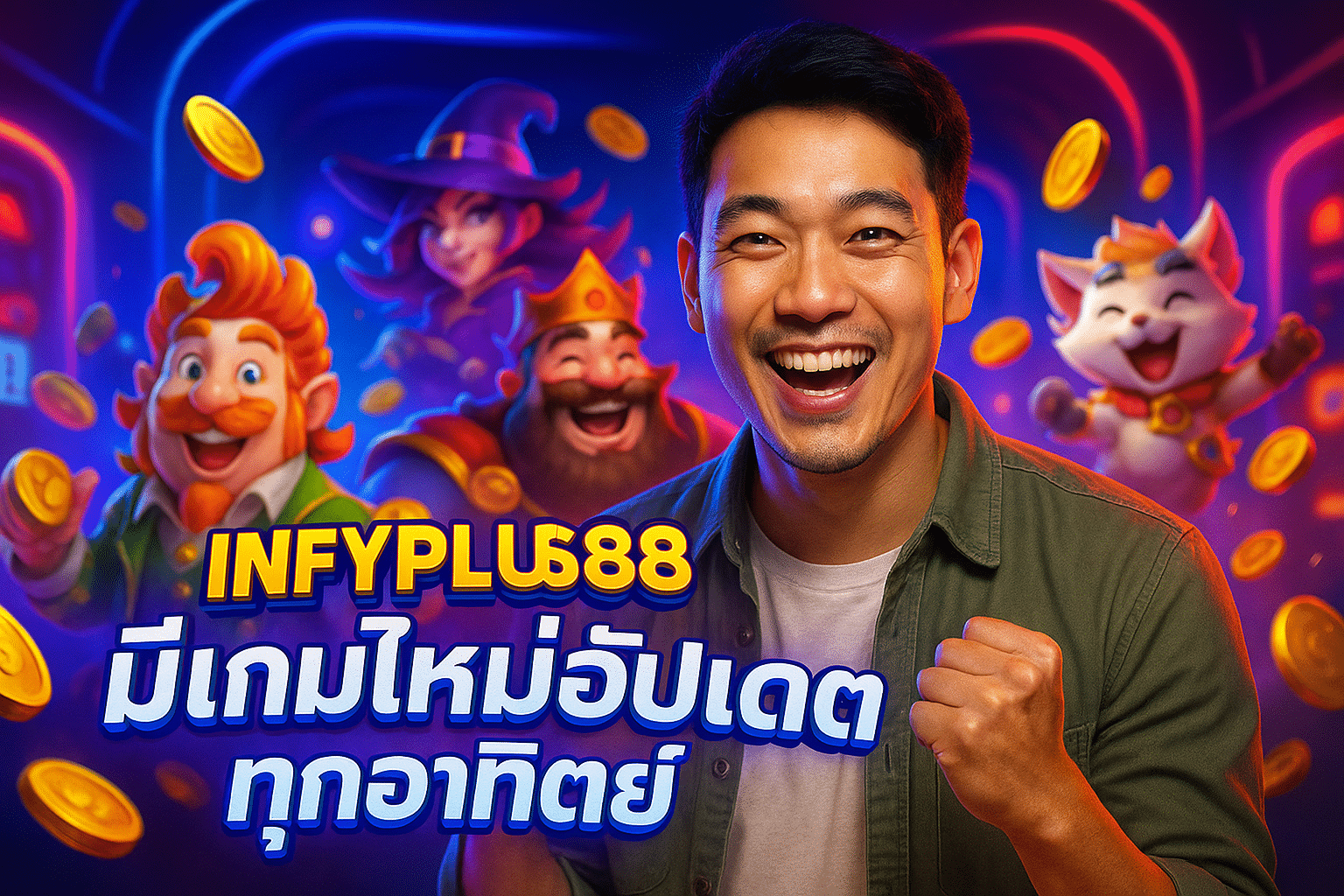 INFYPLUS88 มีเกมใหม่อัปเดตทุกอาทิตย์